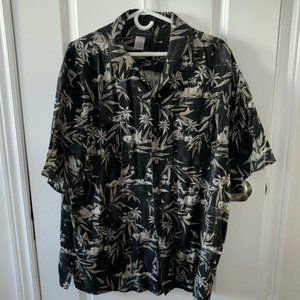 Mantles Men’s Silk Cotton Blend Hawaiian Shirt